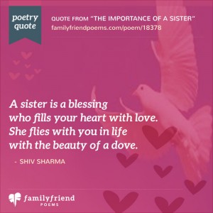 The Importance Of A Sister