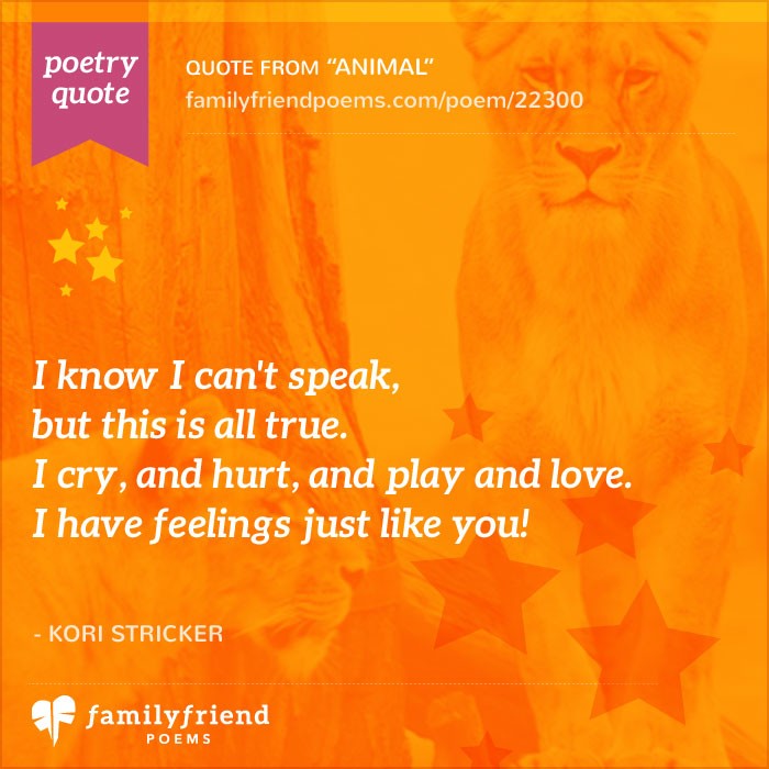 Wild Animal Poems For Kids
