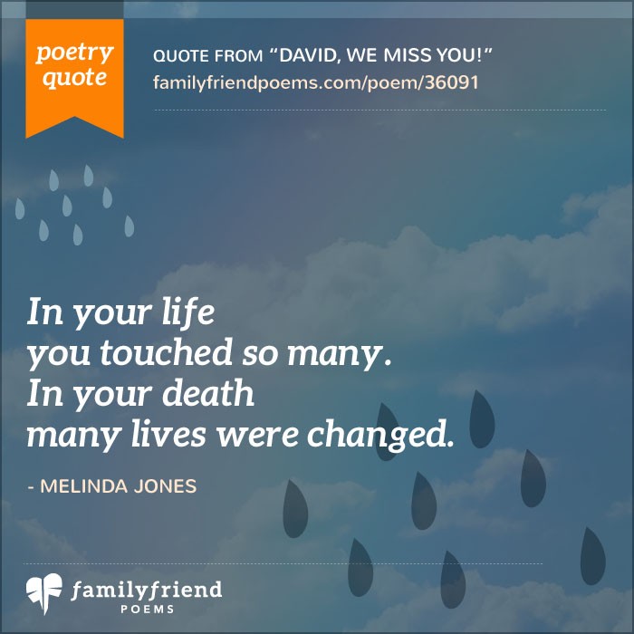 quotes about someone dying and missing them