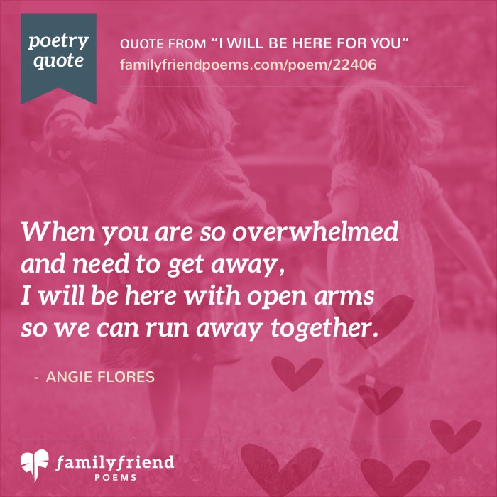 im always here for you poems