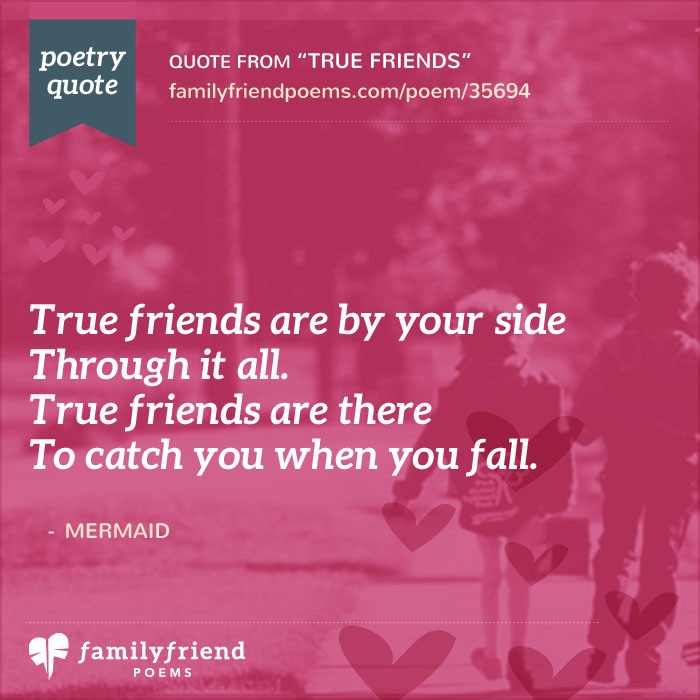 Qualities Of True Friends, True Friends, True Friend Poem