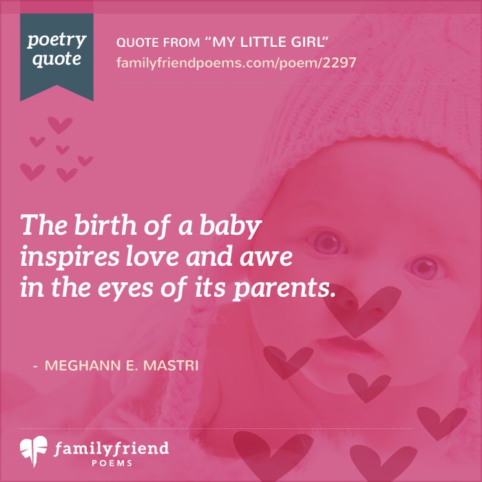 new baby girl poems