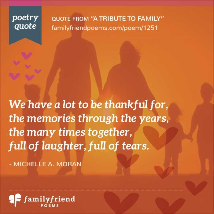 Printable Poems About Family