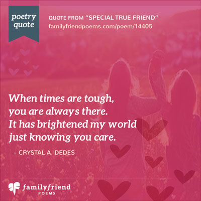 Special True Friend, Life Long Friend Poem