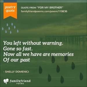 in memory of brother quotes