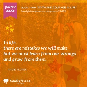 Faith And Courage In Life