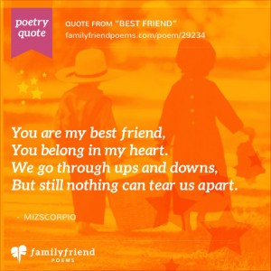 poems for your best friend in the world
