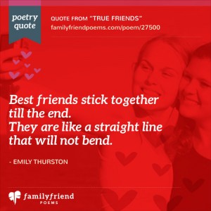 short friendship poems that rhyme